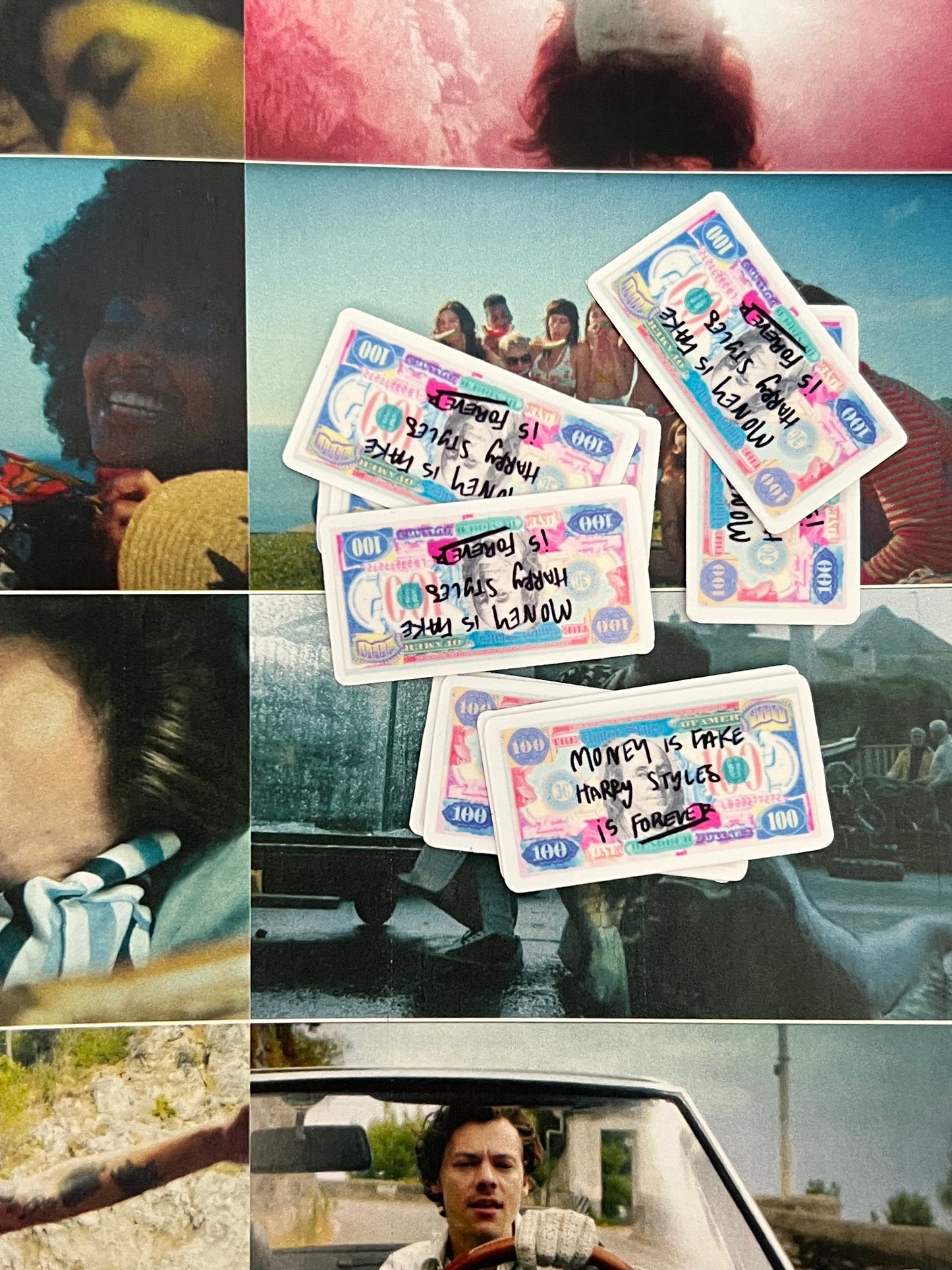 Money is fake Sticker