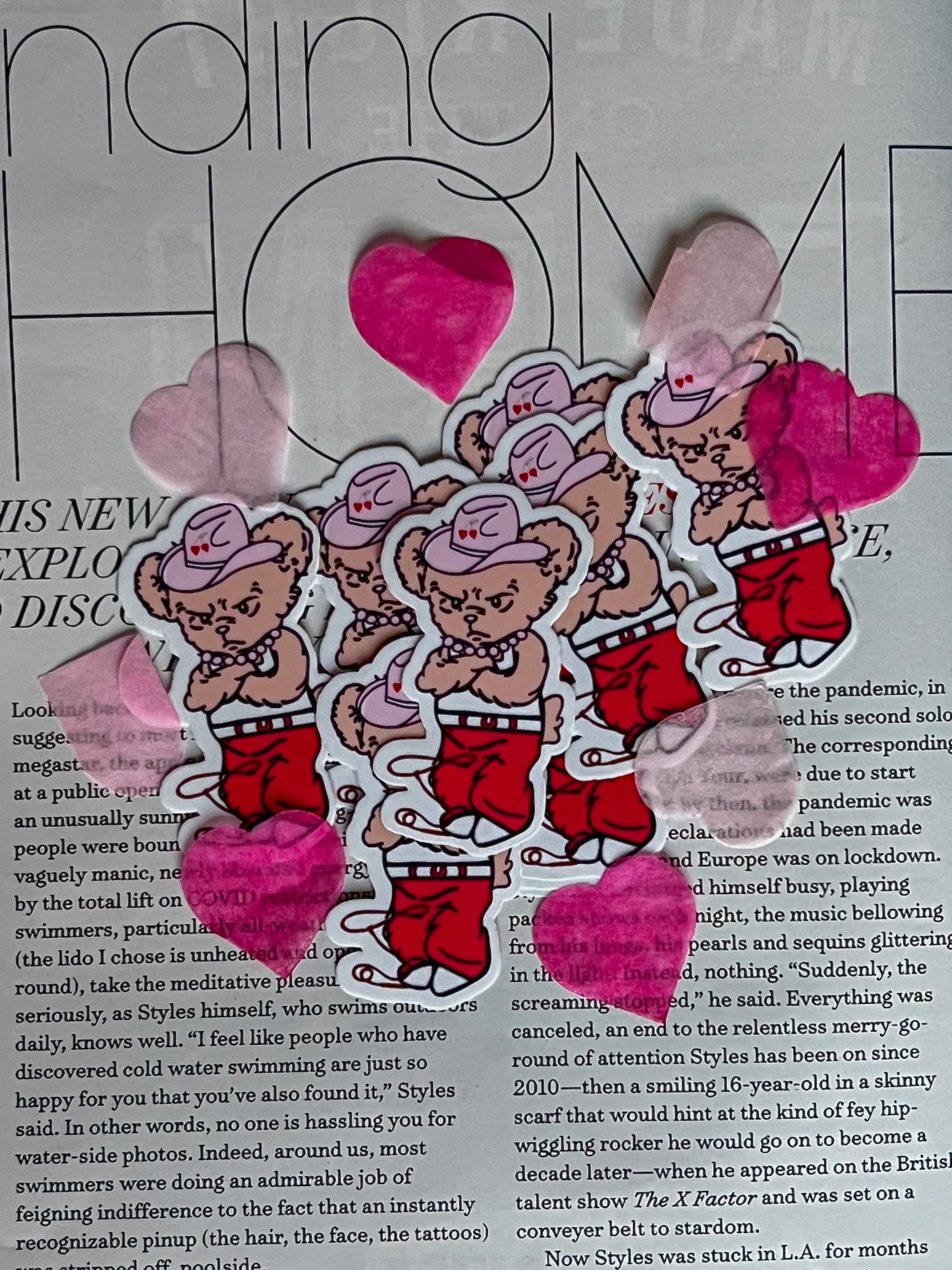 NORMAL Austin Ha Ha Ha Bear Sticker