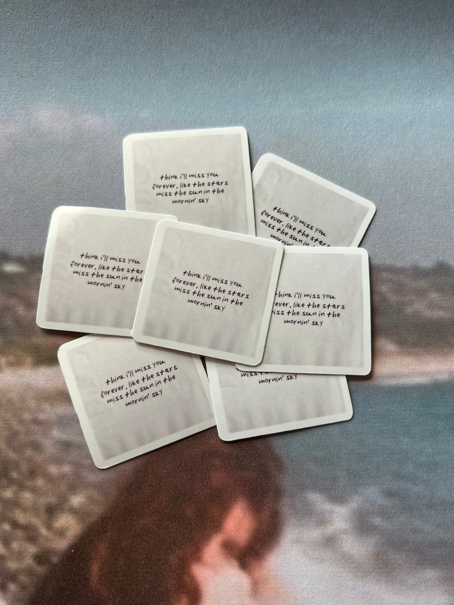 Summertime Sadness Napkin Sticker