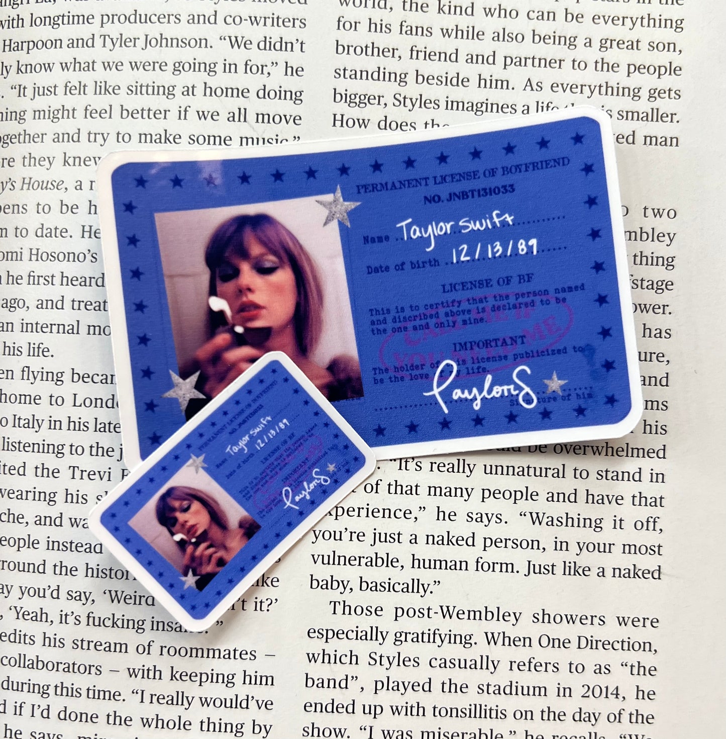 Taylor Swift ID Small