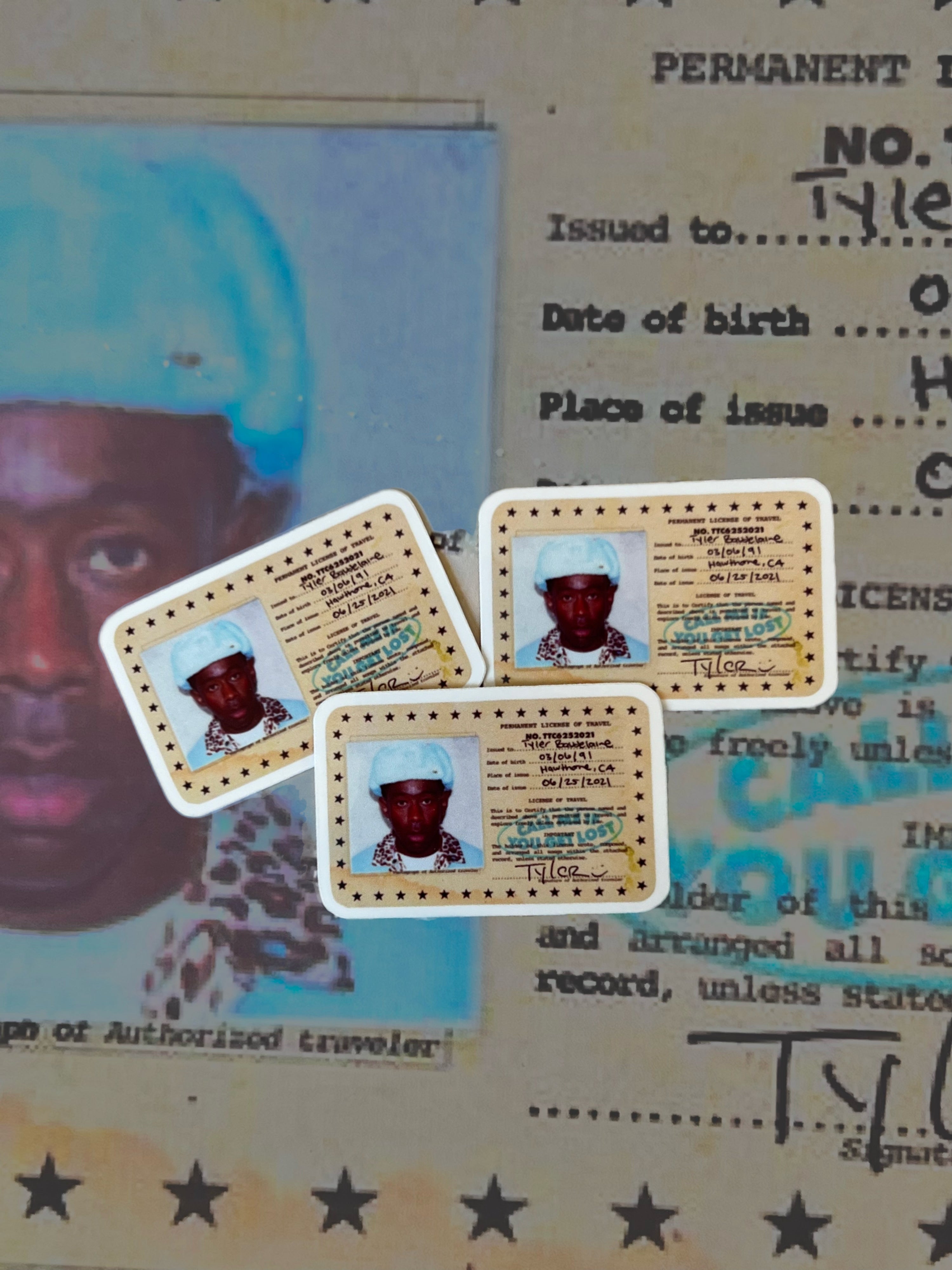 Tyler the Creator ID sticker Small Dream Girls World Tyler the Creator ID sticker Small Dream Girls World